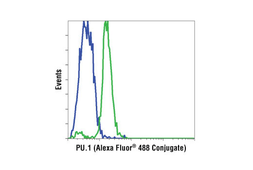 Flow Cytometry Image 1: PU.1 (9G7) Rabbit mAb (Alexa Fluor® 488 Conjugate)
