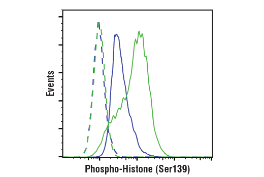 Flow Cytometry Image 1: Phospho-Histone H2A.X (Ser139) Antibody