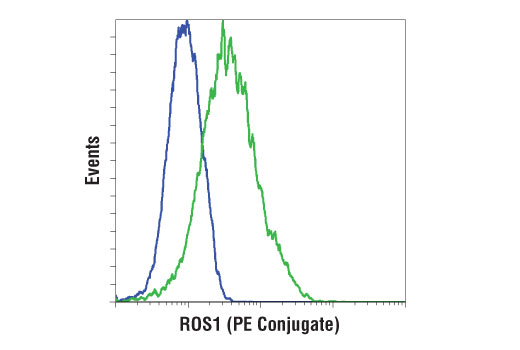 Flow Cytometry Image 1: ROS1 (D4D6®) Rabbit mAb (PE Conjugate)