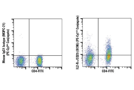 Flow Cytometry Image 1: IL2-Rα/CD25 (BC96) Mouse mAb (PE-Cy7® Conjugate)