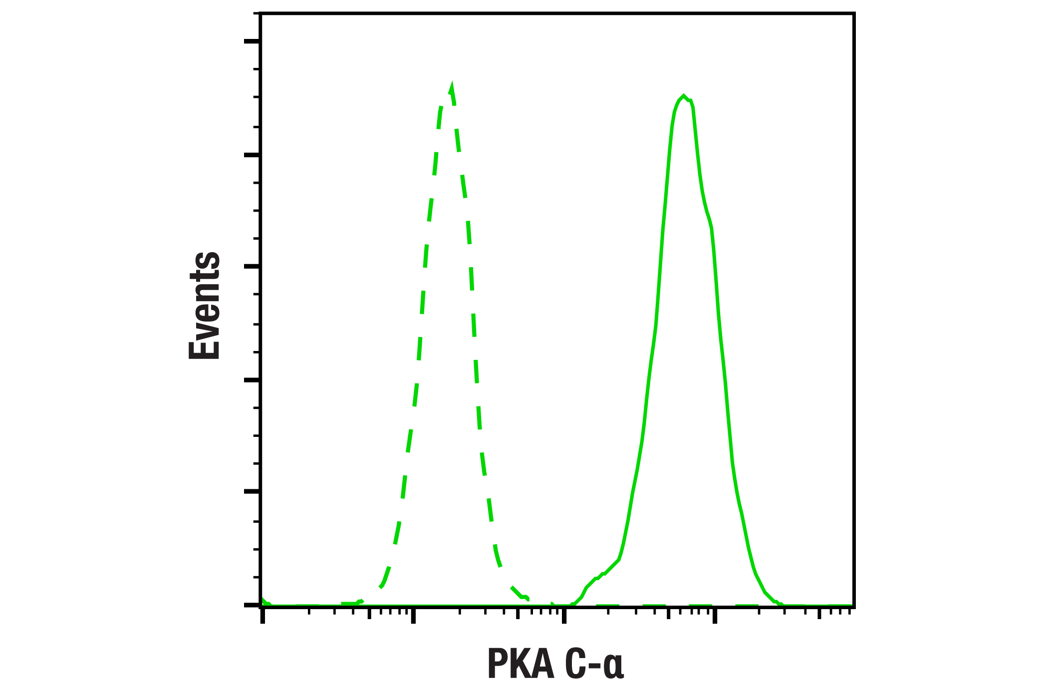 Flow Cytometry Image 1: PKA C-α Antibody