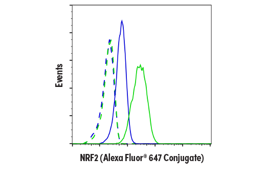 Flow Cytometry Image 1: NRF2 (D1Z9C) XP® Rabbit mAb (Alexa Fluor® 647 Conjugate)
