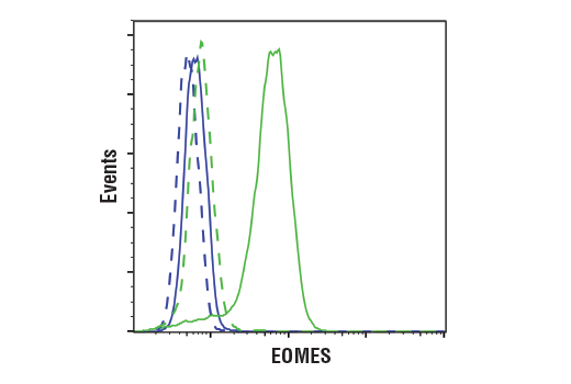 Flow Cytometry Image 2: EOMES (D8D1R) Rabbit mAb (BSA and Azide Free)