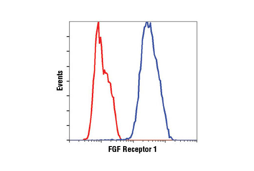 Flow Cytometry Image 1: FGF Receptor 1 (D8E4) XP® Rabbit mAb (BSA and Azide Free)