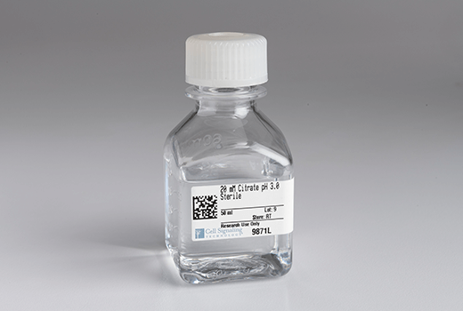  Image 1: 20 mM Citrate pH 3.0 (Sterile)