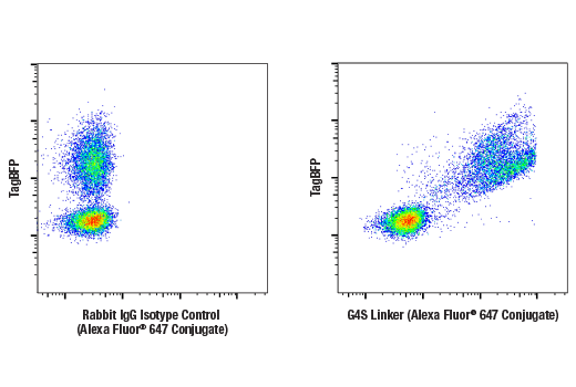 Flow Cytometry Image 1: G4S Linker (E7O2V) Rabbit Monoclonal Antibody (Alexa Fluor<sup>®</sup> 647 Conjugate)