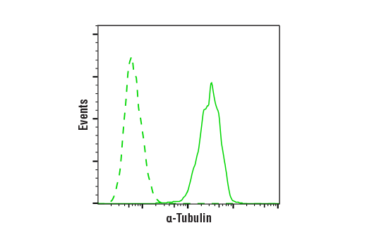 Flow Cytometry Image 1: alpha-Tubulin (DM1A) Mouse Monoclonal Antibody (BSA and Azide Free)