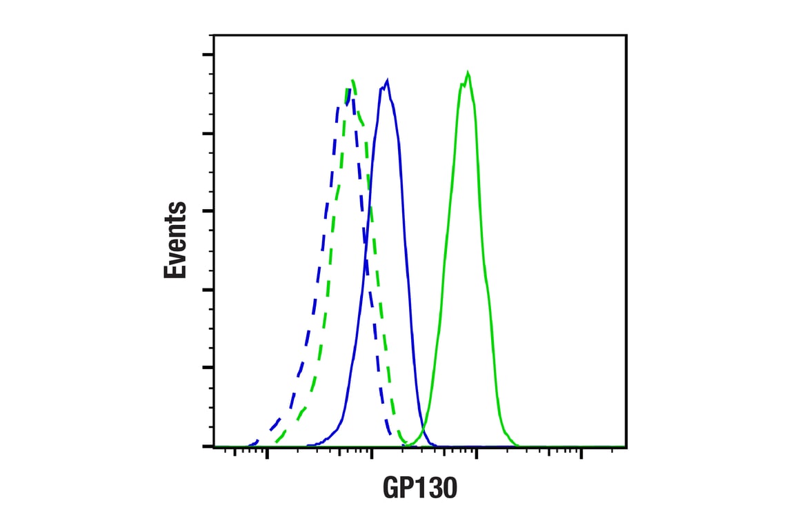 Flow Cytometry Image 1: GP130 (E6X8S) Rabbit Monoclonal Antibody
