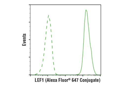 Flow Cytometry Image 3: LEF1 (C12A5) Rabbit Monoclonal Antibody (Alexa Fluor<sup>®</sup> 647 Conjugate)