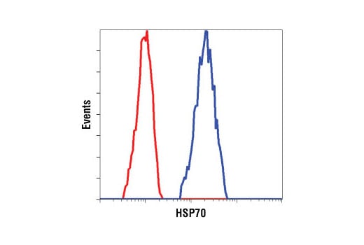 Flow Cytometry Image 1: HSP70 (6B3) Rat Monoclonal Antibody