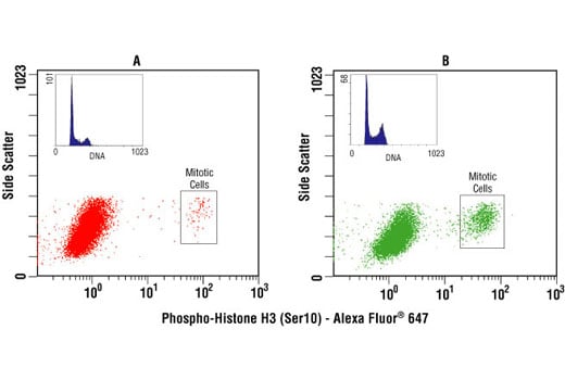 Flow Cytometry Image 1: Phospho-Histone H3 (Ser10) Antibody (Alexa Fluor<sup>®</sup> 647 Conjugate)