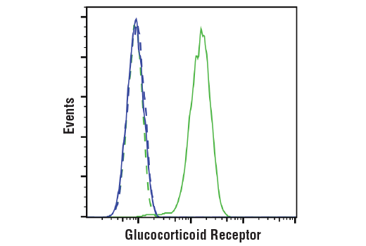 Flow Cytometry Image 1: Glucocorticoid Receptor (D6H2L) Rabbit Monoclonal Antibody