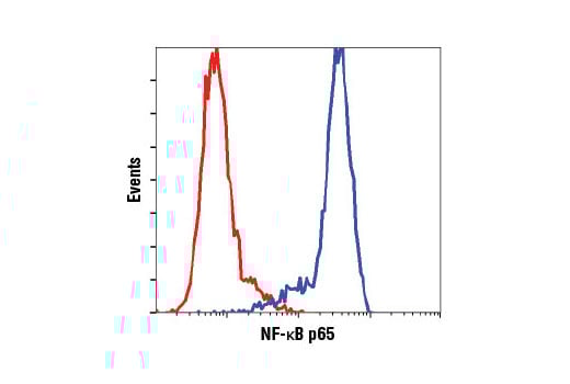 Flow Cytometry Image 1: NF-kappaB p65 (D14E12) Rabbit Monoclonal Antibody