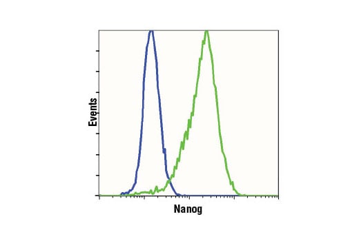 Flow Cytometry Image 1: Nanog (D2A3) Rabbit Monoclonal Antibody