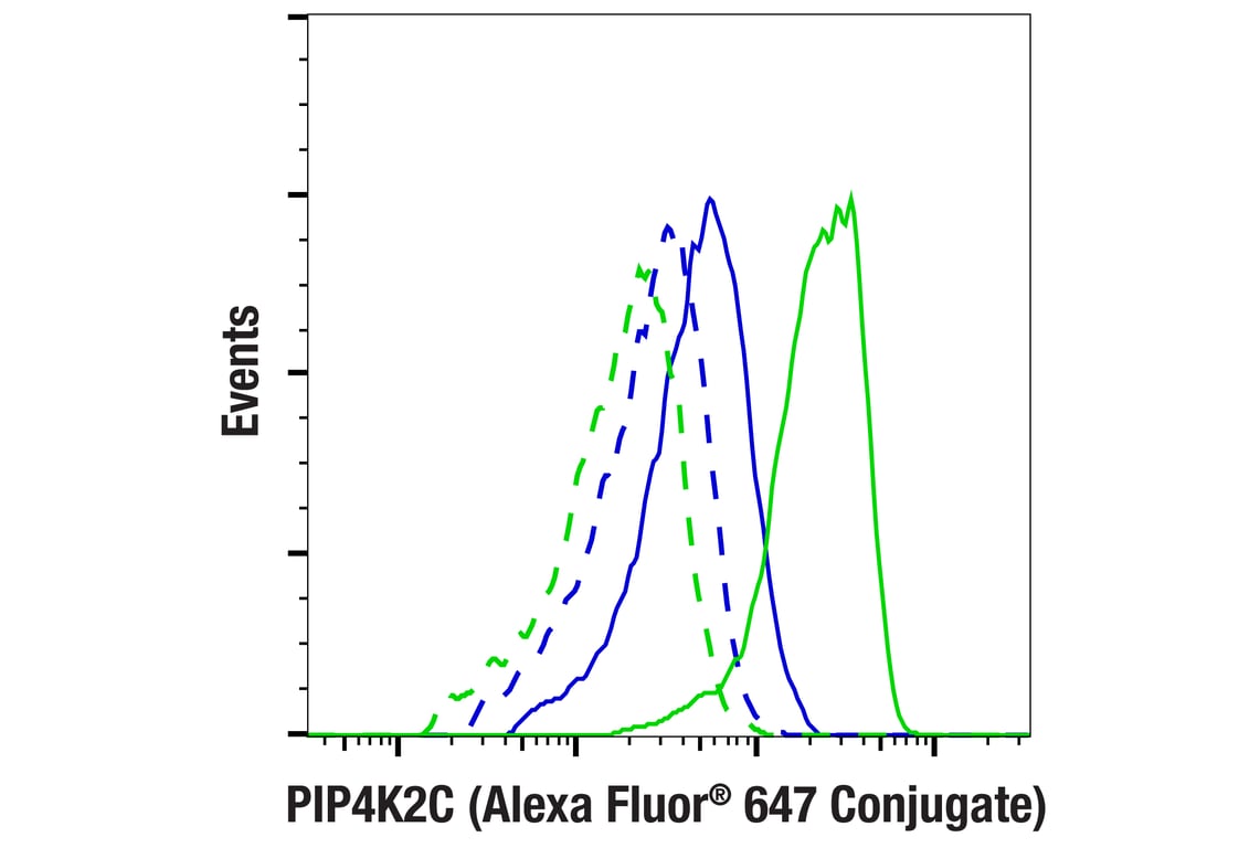 Flow Cytometry Image 1: PIP4K2C (E7P3S) Rabbit Monoclonal Antibody (Alexa Fluor<sup>®</sup> 647 Conjugate)