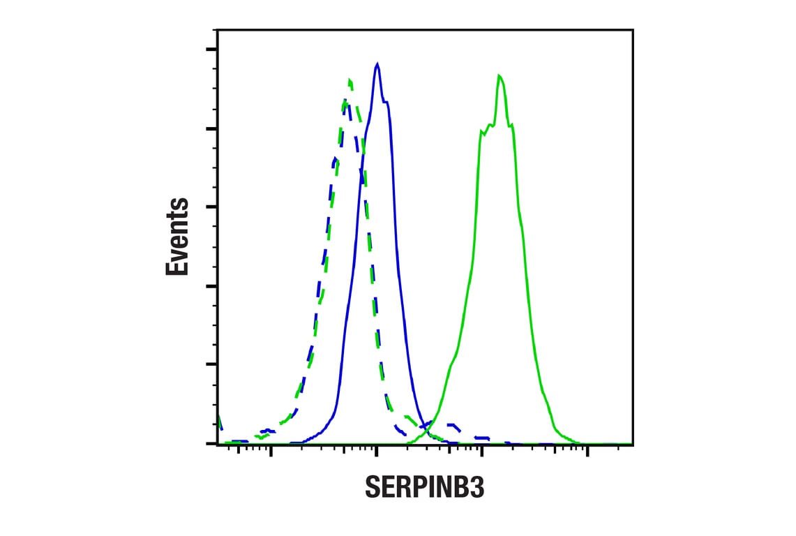 Flow Cytometry Image 1: SERPINB3 (F2I8O) Rabbit Monoclonal Antibody