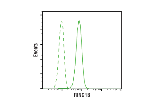 Flow Cytometry Image 1: RING1B (D22F2) Rabbit Monoclonal Antibody