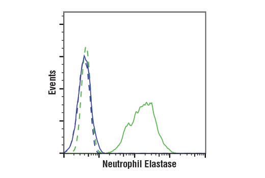 Flow Cytometry Image 1: Neutrophil Elastase (E9C9L) Rabbit Monoclonal Antibody