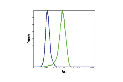Flow Cytometry Image 1: Axl (C89E7) Rabbit Monoclonal Antibody (BSA and Azide Free)