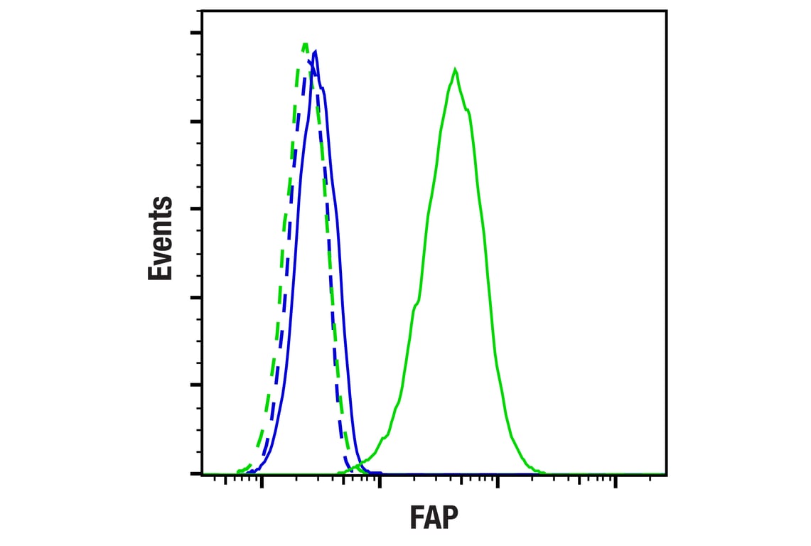 Flow Cytometry Image 1: FAP (E1V9V) Rabbit Monoclonal Antibody (BSA and Azide Free)