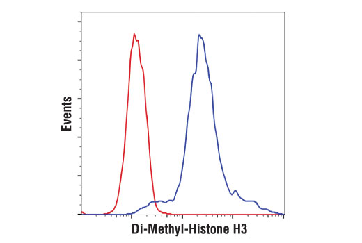 Flow Cytometry Image 1: Di-Methyl-Histone H3 (Lys36) (C75H12) Rabbit Monoclonal Antibody (BSA and Azide Free)