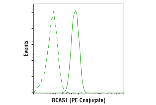 Flow Cytometry Image 1: RCAS1 (D2B6N) XP<sup>®</sup> Rabbit mAb (PE Conjugate)