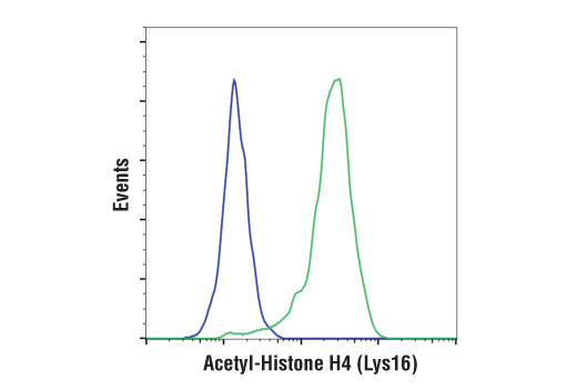 Flow Cytometry Image 1: Acetyl-Histone H4 (Lys16) (E2B8W) Rabbit Monoclonal Antibody