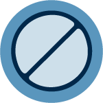 Icon of prohibited symbol