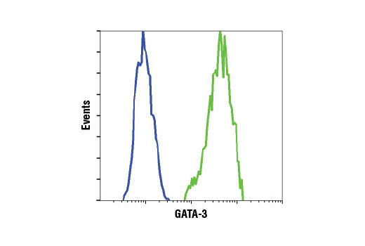 Flow Cytometry Image 1: GATA-3 (D13C9) Rabbit Monoclonal Antibody (BSA and Azide Free)