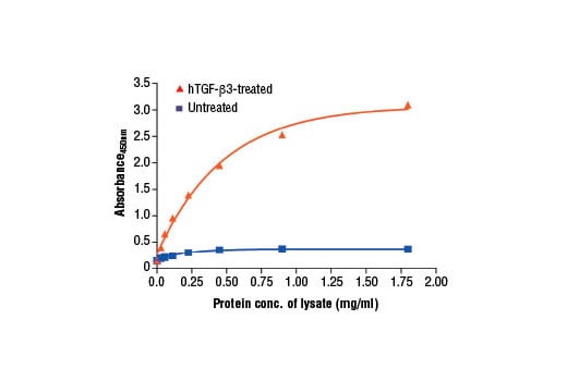 ELISA Image 2: PathScan<sup>®</sup> Phospho-SMAD2 (Ser465/467)/SMAD3 (Ser423/425) Sandwich ELISA Kit