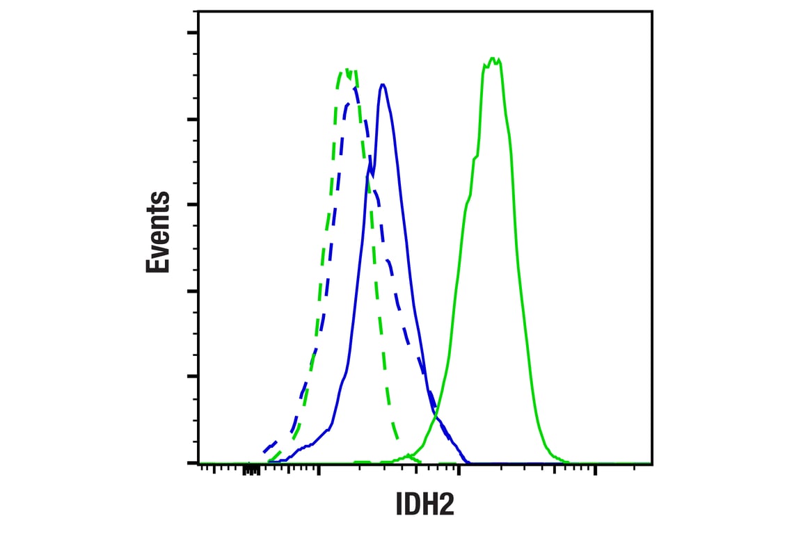 Flow Cytometry Image 1: IDH2 (KrMab-3) Mouse Monoclonal Antibody