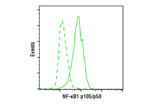 Flow Cytometry Image 1: NF-kappaB1 p105/p50 (D4P4D) Rabbit Monoclonal Antibody (BSA and Azide Free)