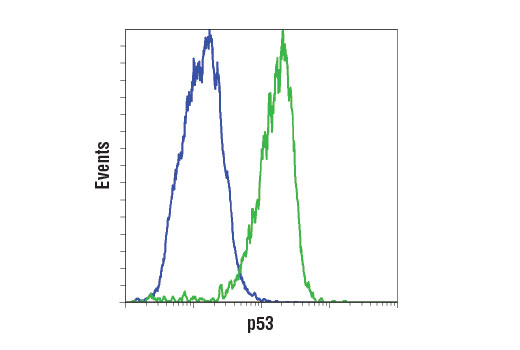 Flow Cytometry Image 1: p53 (DO-7) Mouse Monoclonal Antibody (BSA and Azide Free)