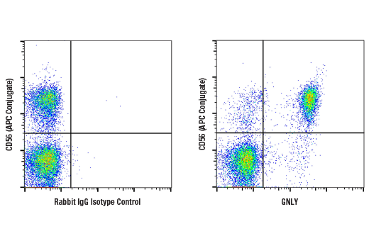Flow Cytometry Image 1: GNLY (E1V5M) Rabbit Monoclonal Antibody