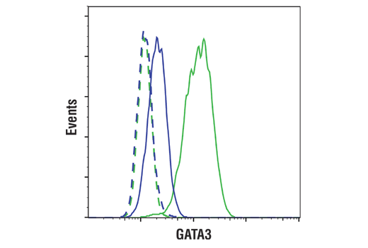 Flow Cytometry Image 1: GATA-3 (E2N1Y) Mouse Monoclonal Antibody (BSA and Azide Free)