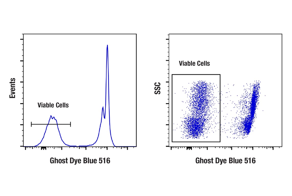 Ghost Dye Blue 516 Fixable Viability Dye | Cell Signaling Technology