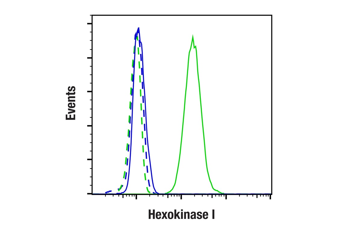 Flow Cytometry Image 1: Hexokinase I (C35C4) Rabbit Monoclonal Antibody (BSA and Azide Free)