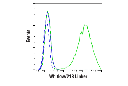 Flow Cytometry Image 3: Whitlow/218 Linker (E3U7Q) Rabbit Monoclonal Antibody