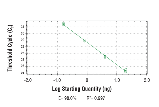Chromatin Immunoprecipitation Image 2: SimpleChIP<sup>®</sup> Human ATF-3 Exon 1 Primers