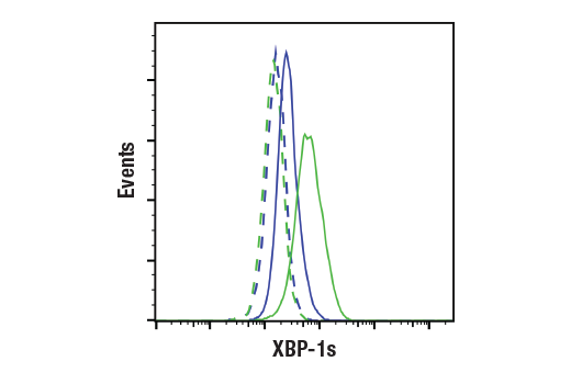 Flow Cytometry Image 1: XBP-1s (E8Y5F) Rabbit Monoclonal Antibody