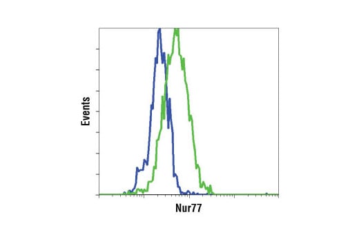 Flow Cytometry Image 1: Nur77 (D63C5) XP<sup>®</sup> Rabbit mAb