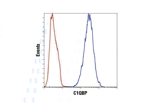 Flow Cytometry Image 1: C1QBP (D7H12) Rabbit Monoclonal Antibody