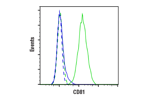 Flow Cytometry Image 1: CD81 (D5O2Q) Rabbit Monoclonal Antibody (BSA and Azide Free)