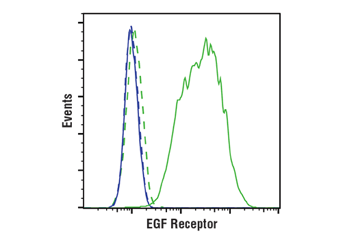 Flow Cytometry Image 1: EGF Receptor (D38B1) Rabbit Monoclonal Antibody