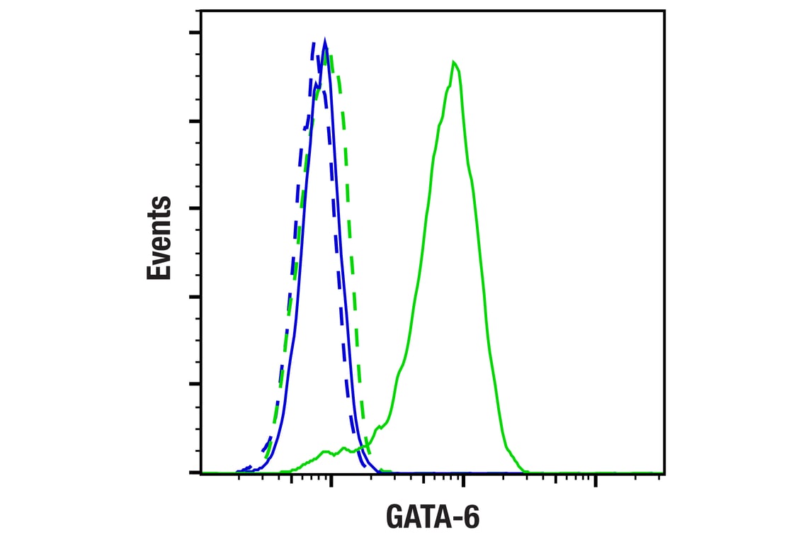 Flow Cytometry Image 1: GATA-6 (D61E4) Rabbit Monoclonal Antibody
