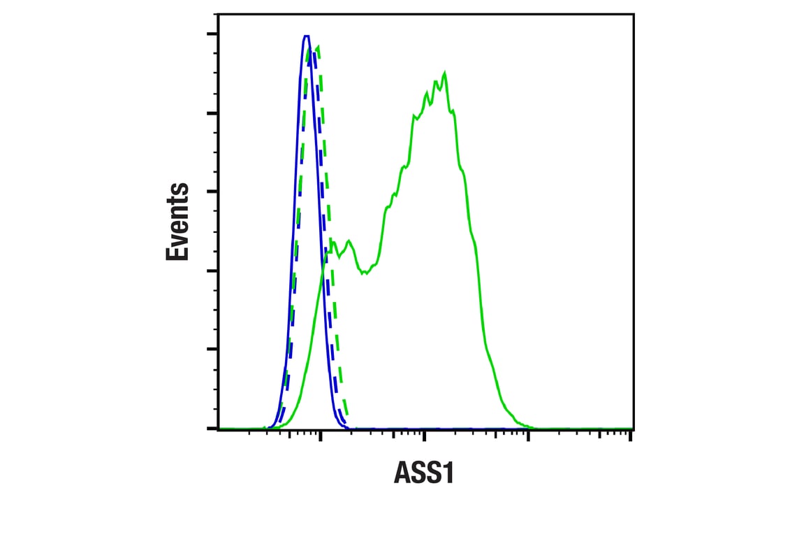 Flow Cytometry Image 1: ASS1 (D4O4B) Rabbit Monoclonal Antibody