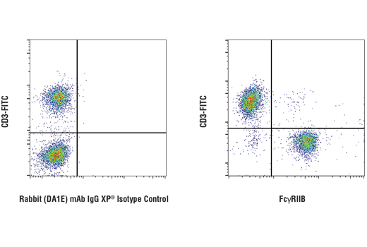 Flow Cytometry Image 2: Fc-gamma RIIB (D8F9C) Rabbit Monoclonal Antibody (BSA and Azide Free)