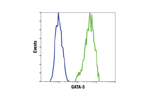 Flow Cytometry Image 1: GATA-3 (D13C9) XP® Rabbit mAb (BSA and Azide Free)