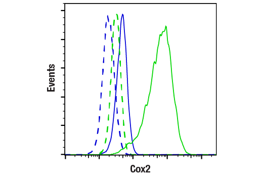 Flow Cytometry Image 1: Cox2 (D5H5) XP® Rabbit mAb