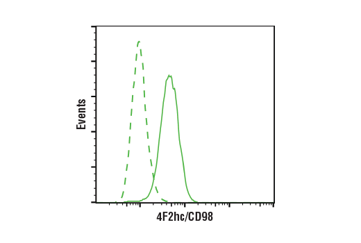 Flow Cytometry Image 1: 4F2hc/CD98 (D6O3P) Rabbit mAb